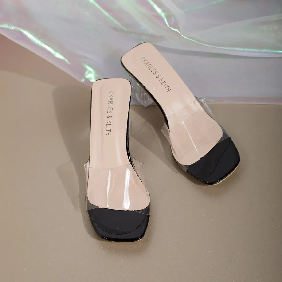 Color: verde, talla de calzado: 40 - Sandalias de tacón alto para mujer, elegantes y de moda, con tacones gruesos y cabezas cuadradas, nuevas sandalias transparentes, informales y versátiles.