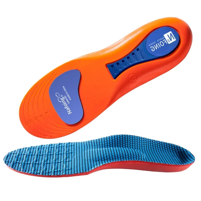 Plantillas ortopédicas deportivas elásticas para suelas de zapatos con tecnología unisex