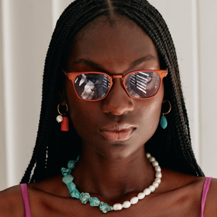 Pendientes de aro con gemas y perlas mixtas