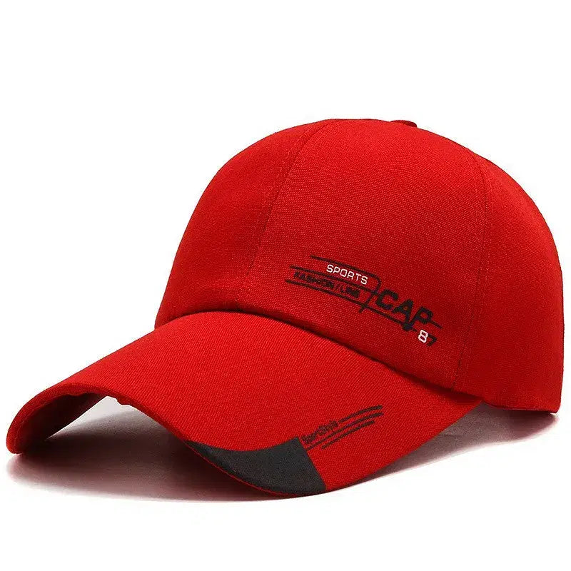Color: GRAY - Baseball Cap Sun Visor Hat Waterproof Sport Duck Tongue Women Men Quick Dry Outdoor Baseball Cap Adjustable Sun Hat