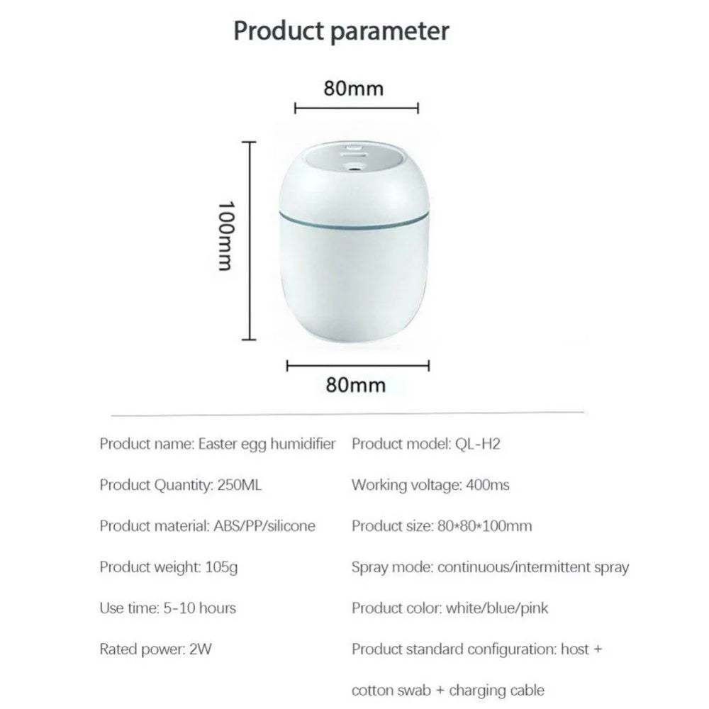 LED Lights Ultrasonic Warm and Cool Mist Humidifier - Air Humidifiers for Bedroom / Vaporizer for Baby and Childrens Bedroom, Large Rooms Aroma Humidifier