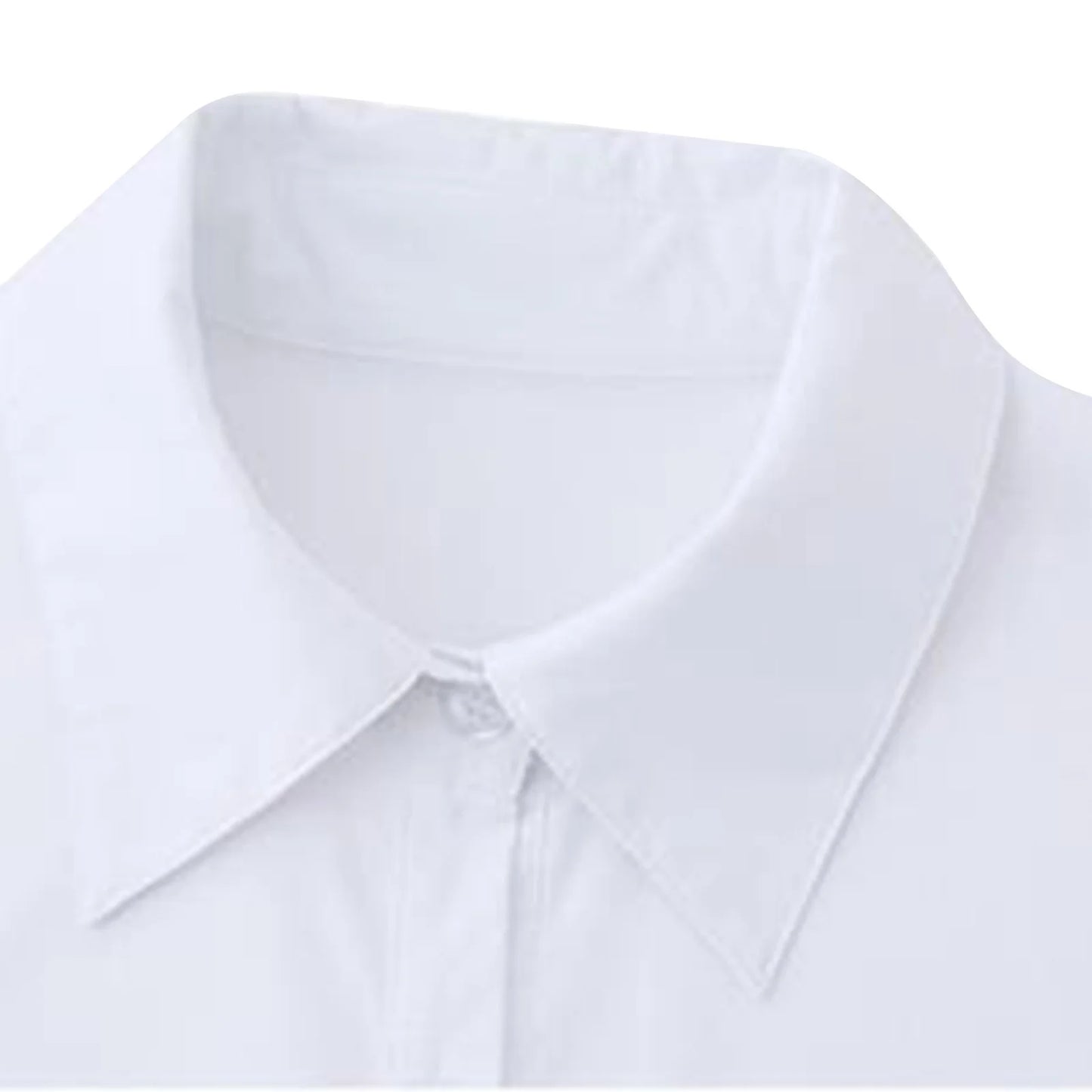 Women'S Button down Shirts Long Sleeve Blouses Formal Collared Dress Shirts V Neck Tops Office Work Shirts