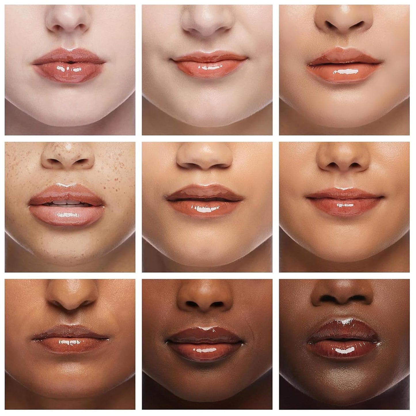 Glow Reviver Lip Oil, Nourishing Tinted Lip Oil Crystal Jelly Lip Glow Oil, High Shine Big Brush Head Plumping Hydrating Lip Care Oil, Long Lasting Non-Sticky Lip Gloss for Dry Lips Makeup#5