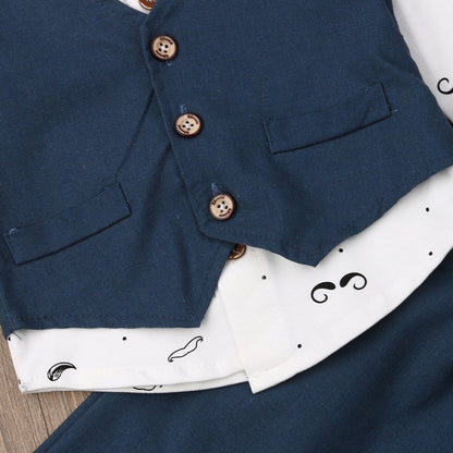 0 5T Baby Gentleman Formal Clothes Set Newborn