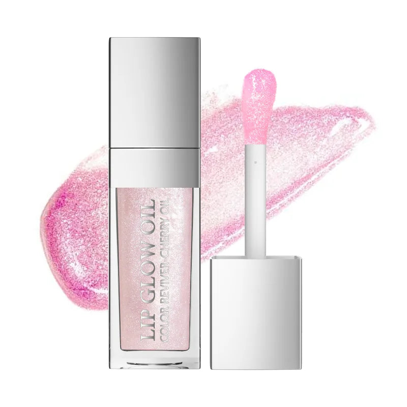 Sext Lip Oil 8Ml Cherry Pink Lips Plumper Gloss Hydrating Plumping Lips Coat Tinted Lip Plumper Serum Lips Glow Oil Makeup