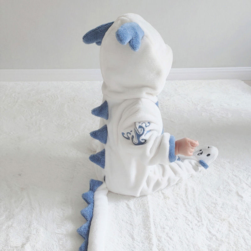 CuddleCub™ – Animal Ear Baby Jumpsuit for Autumn