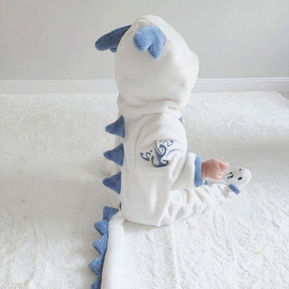 CuddleCub™ – Animal Ear Baby Jumpsuit for Autumn