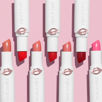 Mega Last High-Shine Lipstick Lip Color, Infused with Seed Oils for a Nourishing High-Shine, Buildable & Blendable Creamy Color, Cruelty-Free & Vegan - Rosé and Slay