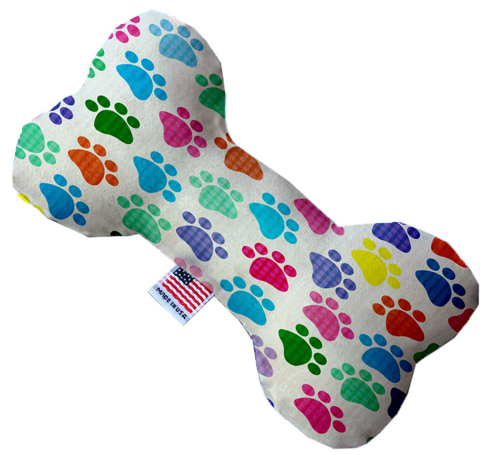 Juguete para perros Confetti Paws de 6 pulgadas con forma de hueso