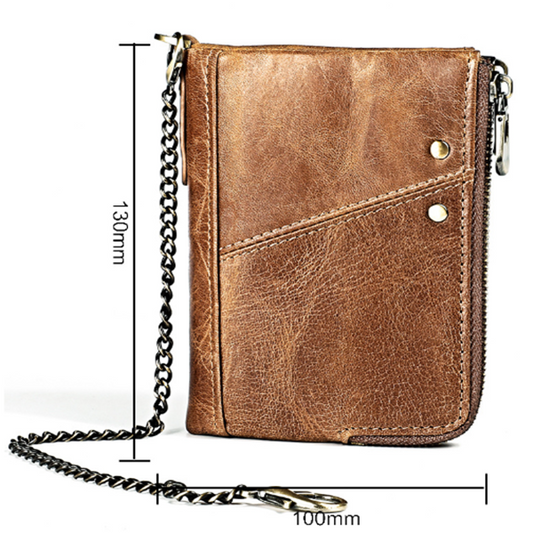 Style: LT3533, Color: Brown - First layer leather business bag