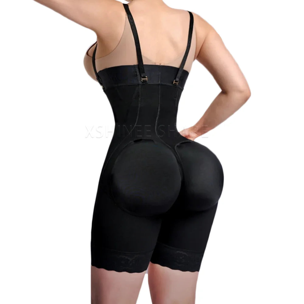 Fajas Colombianas Women'S Underwear High Compression Hourglass Girdle Waist Trainer Butt Lifter Post-Operative Shorts