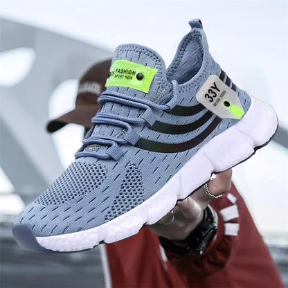 Men Shoes Breathable Classic Running Sneakers for Man Outdoor Light Comfortable Mesh Shoes Slip on Walking Shoestenis