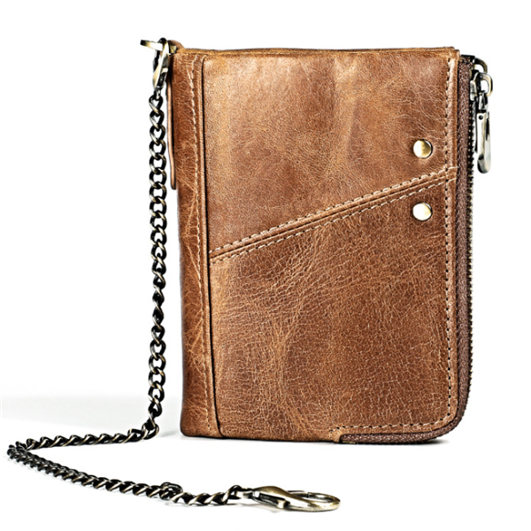 Style: LT3533, Color: Brown - First layer leather business bag