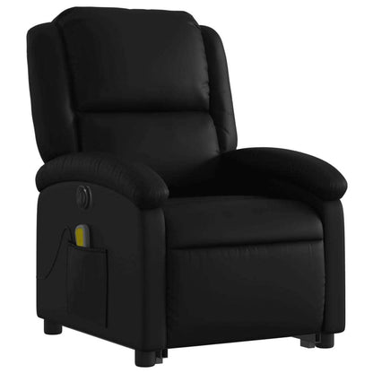 Electric Stand Up Massage Recliner Chair Black