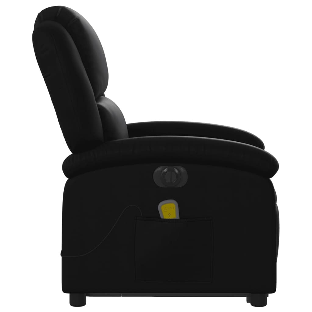 Electric Stand Up Massage Recliner Chair Black