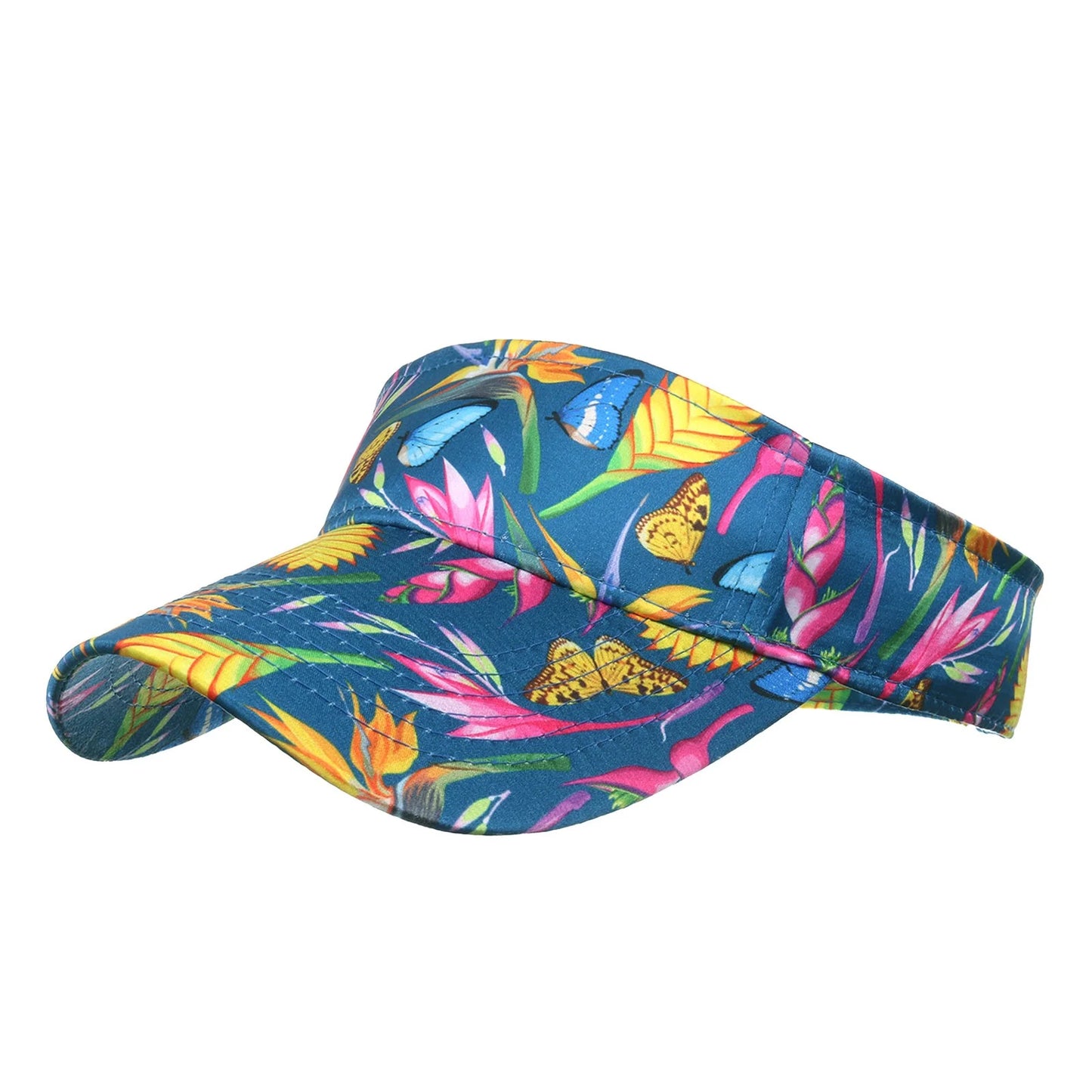 Visor Hats Clearance, Womens Fashion Women Men Flowers Beach Adjustable Baseball Cap Hip Hop Hat Sun Hat Baseball Cap Women Sun Hats for Women a One Size