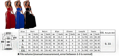 Dressy Rompers for Women Casual Summer Outfits for Women 2 Piece Sets - Sexy off Shoulder Strapless Lace up Crop Tube Tops and High Split Wide Leg Palazzo Long Pants Set Jumpsuits Clubwear Black, S