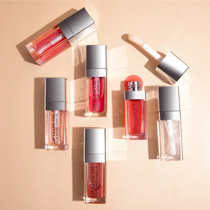 Sext Lip Oil 8Ml Cherry Pink Lips Plumper Gloss Hydrating Plumping Lips Coat Tinted Lip Plumper Serum Lips Glow Oil Makeup