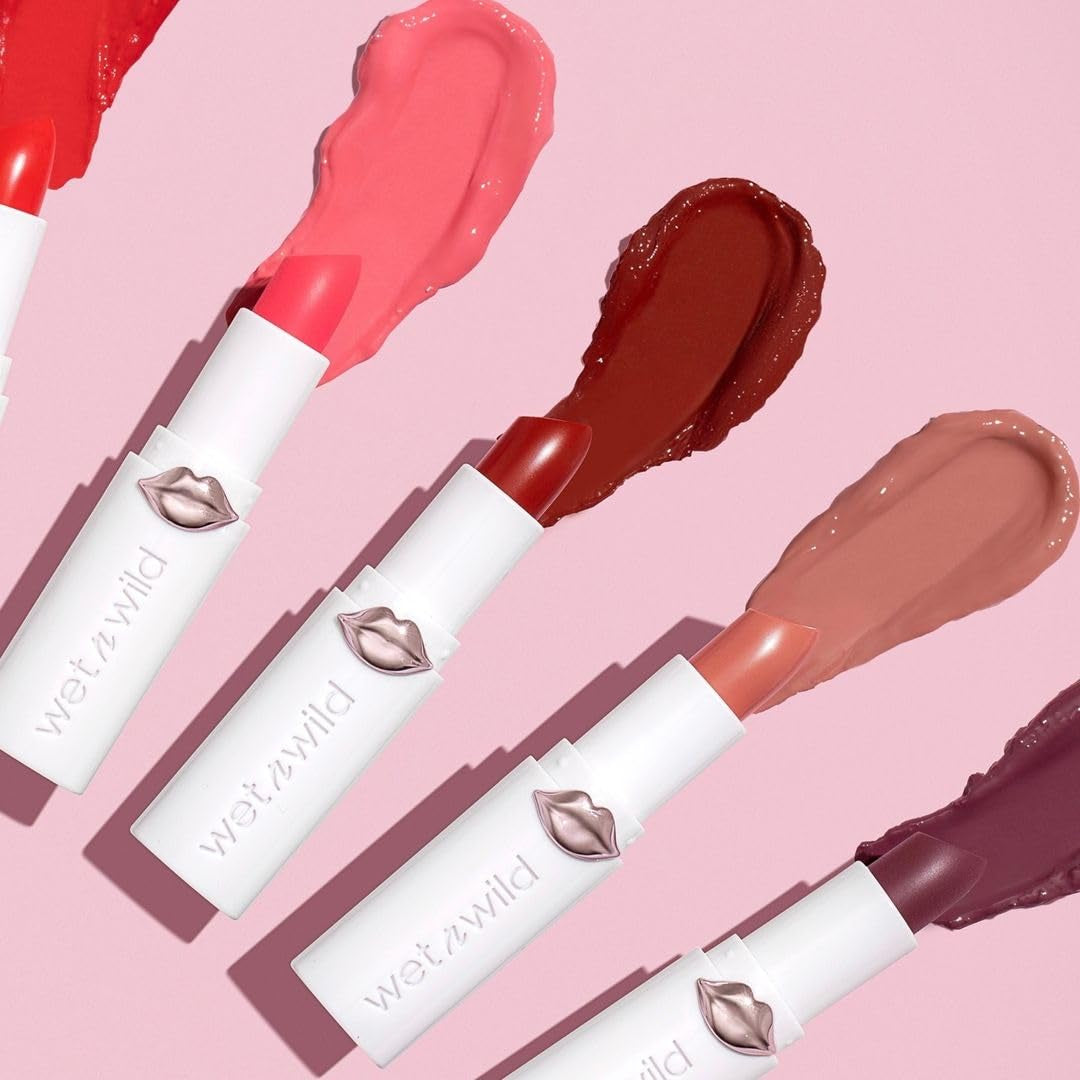 Mega Last High-Shine Lipstick Lip Color, Infused with Seed Oils for a Nourishing High-Shine, Buildable & Blendable Creamy Color, Cruelty-Free & Vegan - Rosé and Slay