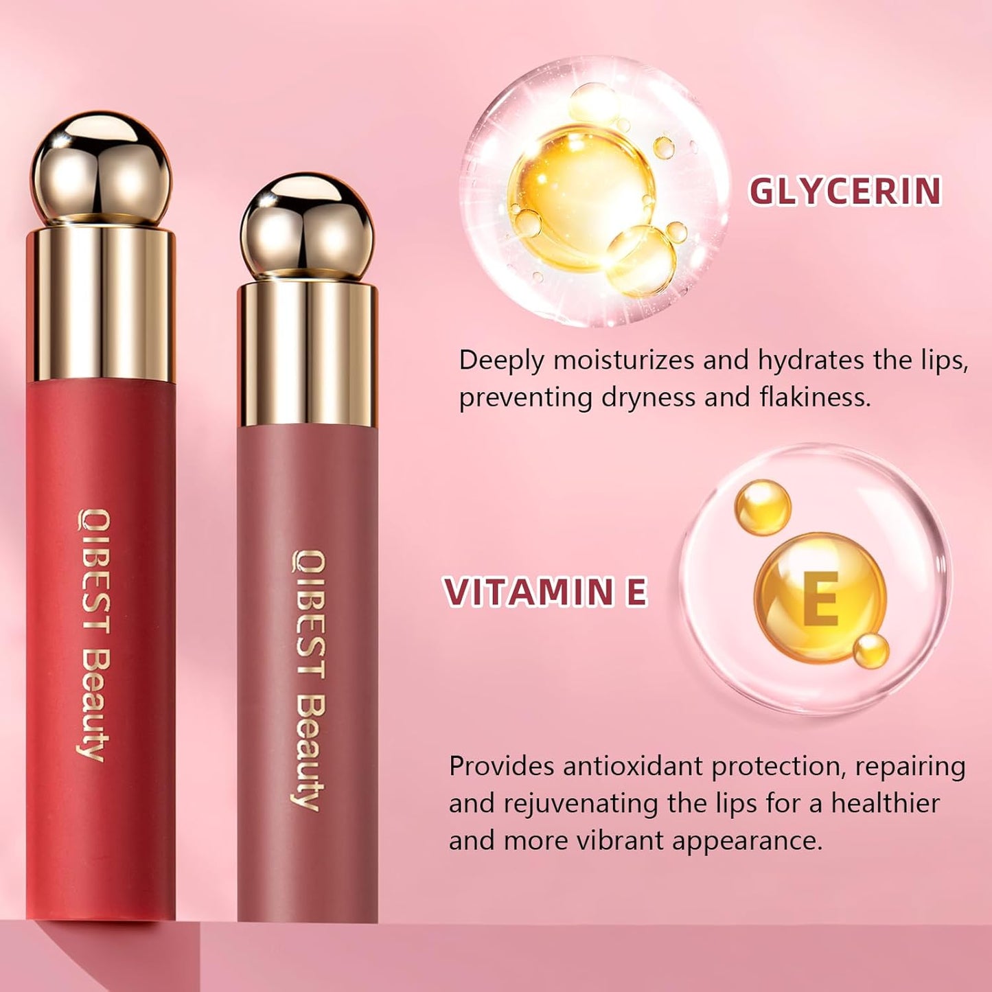 Tinted Lip Oil, Gel to Oil Formula Lightweight and Hydrating Mirror Jelly Lip Gloss Plumping Lip Oil, Long Lasting Lip Glow Oil Glossy Finish Lip Stain Lip Glaze Makeup (02#)