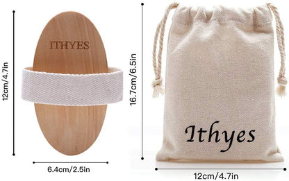 Dry Brushing Body Brush Exfoliating Brush Natural Bristle Bath Brush for Remove Dead Skin Toxins Cellulite,Treatment,Improves Lymphatic Functions,Exfoliates,Stimulates Blood Circulation