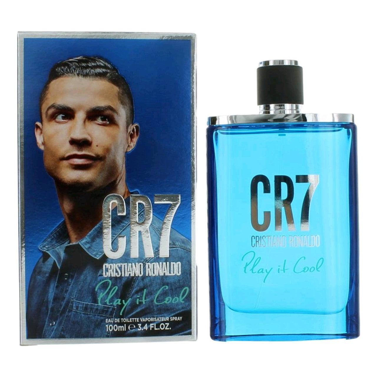 CR7 Play It Cool by Cristiano Ronaldo Eau De Toilette Spray 3.4 Fl oz (Men)