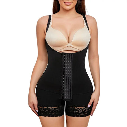 High Compression Body Shapewear Women Fajas Colombianas Corrective Girdle Tummy Control Post Liposuction BBL Slimming 7206
