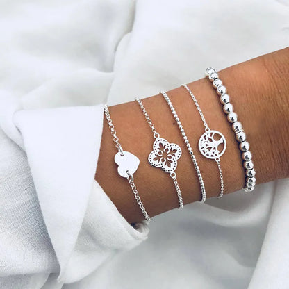 Clearance_Boho Geometric Bracelet & Bangle Sets For Women Vintage Star