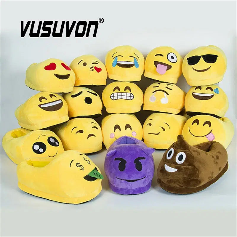 Color: GRAY, Shoe Size: 42 - Indoor Slippers Warm Winter Home Fluffy New Fashion Men Women Bread Demon Soft Plush Shoes Unisex Cute Funny Christmas Gift