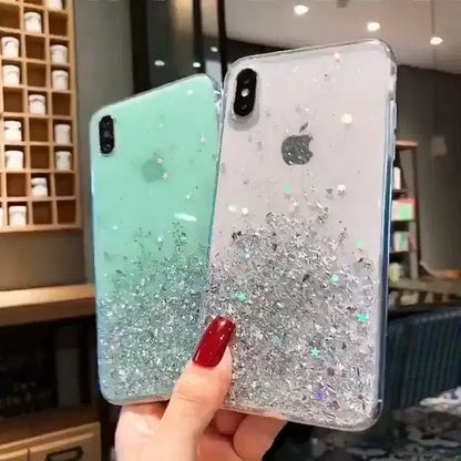 Color: black, Compatible-Phone Models: For iPhone 16 Pro Max - 16 Pro Max, Epoxy Resin Case, iPhone 15 Case with Sequins, Epoxy Case, iPhone 14 Case, Glitter Girls Designs, 13 Pro Max, 15Pro
