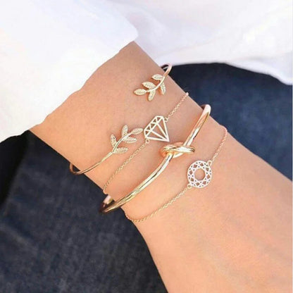 Clearance_Boho Geometric Bracelet & Bangle Sets For Women Vintage Star