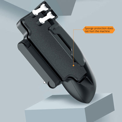 H11 6 Finger Mobie Controller For Pubg Gamepad Tablet Trigger Handle Portable Game Grip Handles black 1 pair