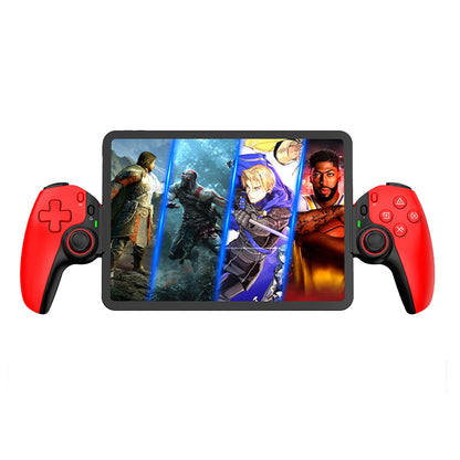 D9 Stretching Extendable Game Console Telescopic Game Controller with 2 Customization Back Keys Gaming Controller Red