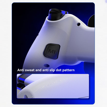 D9 Stretching Extendable Game Console Telescopic Game Controller with 2 Customization Back Keys Gaming Controller Red