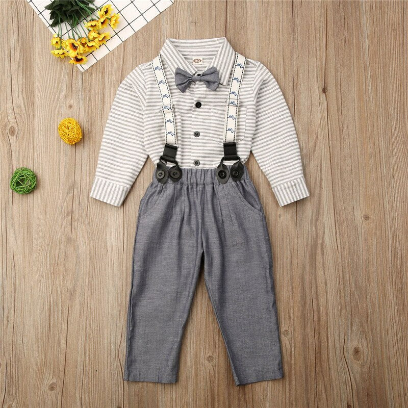 Pudcoco Autumn Toddler Gentleman Kid Baby Boys
