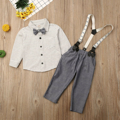Pudcoco Autumn Toddler Gentleman Kid Baby Boys