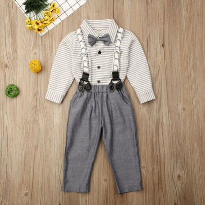 Pudcoco Autumn Toddler Gentleman Kid Baby Boys