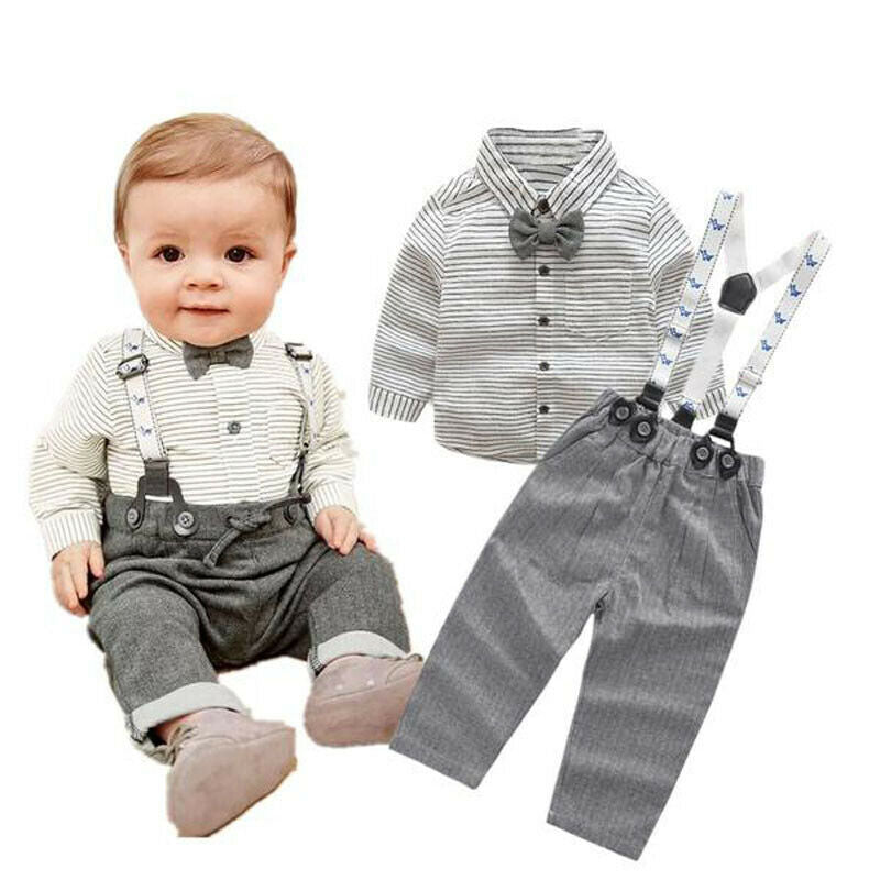 Pudcoco Autumn Toddler Gentleman Kid Baby Boys