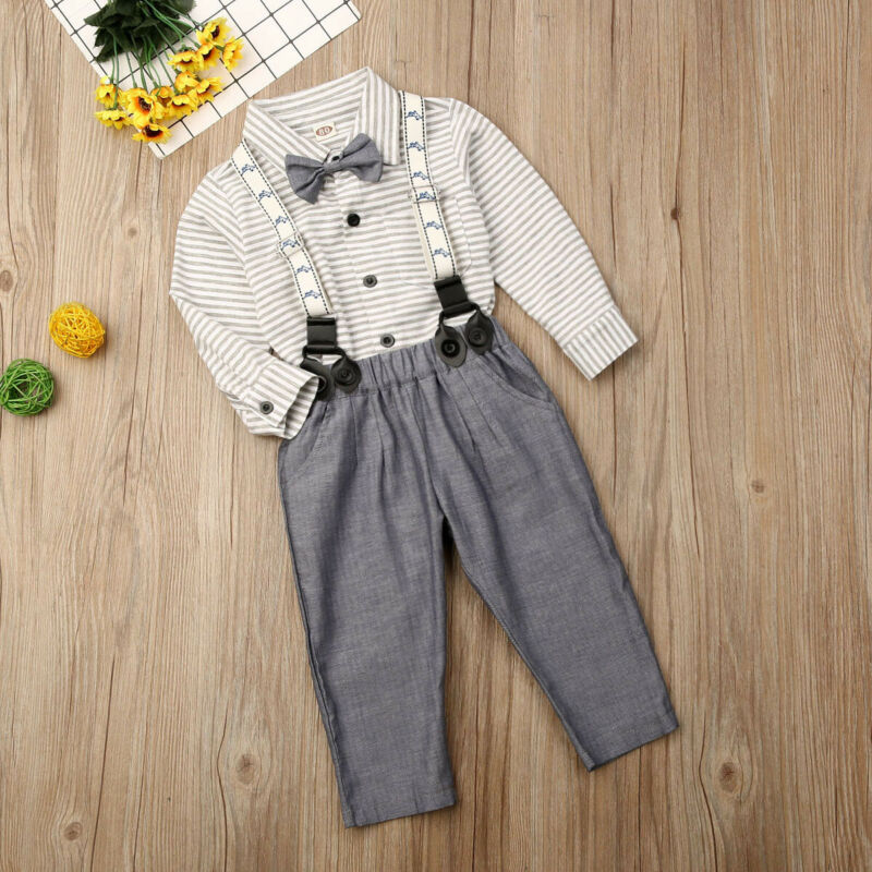 Pudcoco Autumn Toddler Gentleman Kid Baby Boys