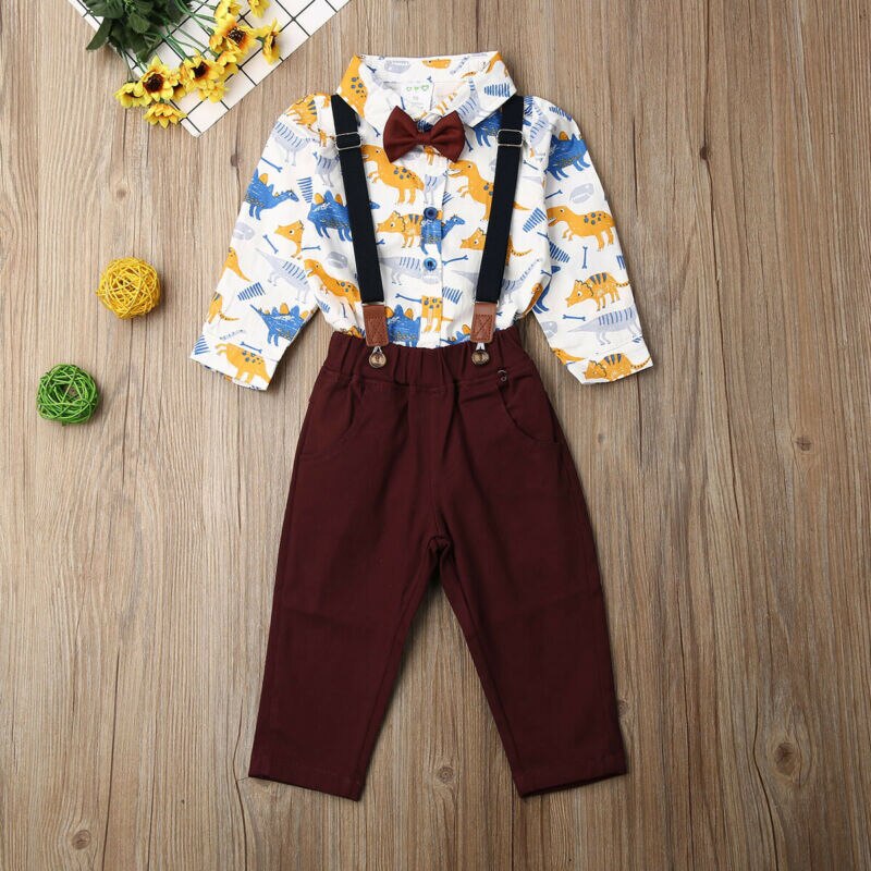 Pudcoco Autumn Toddler Kids Baby Boy Gentleman