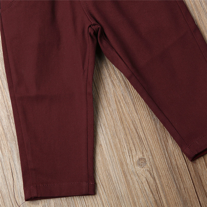 Pudcoco Autumn Toddler Kids Baby Boy Gentleman