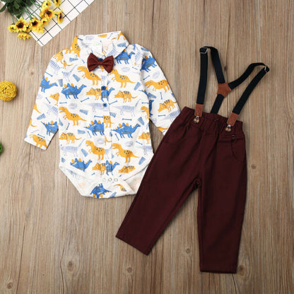 Pudcoco Autumn Toddler Kids Baby Boy Gentleman