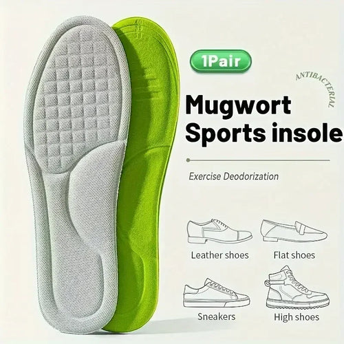 1pair 5D Sports Insoles  invisible inner raised insole for male and