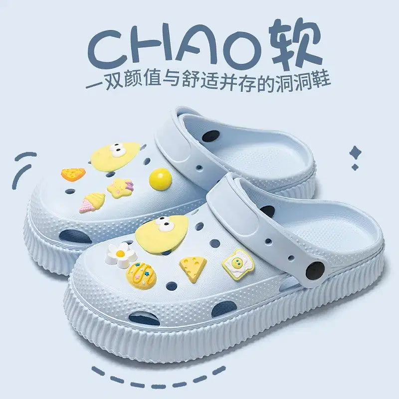 Color: Verde hierba, Talla del zapato: 38-39 - Zapatos con agujeros para niñas, para usar al aire libre, para parejas, bolsos, para la cabeza, para mujer, pantuflas geniales