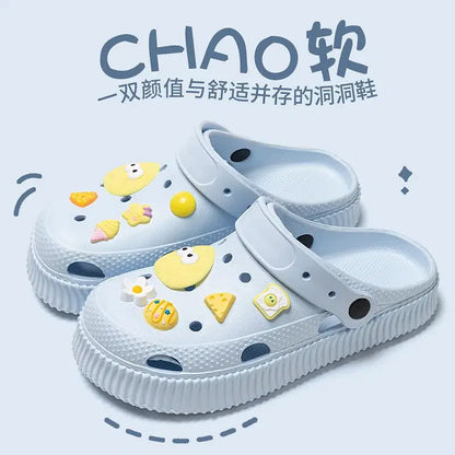 Color: Verde hierba, Talla del zapato: 38-39 - Zapatos con agujeros para niñas, para usar al aire libre, para parejas, bolsos, para la cabeza, para mujer, pantuflas geniales