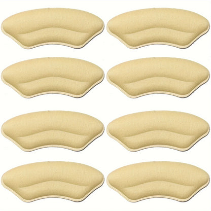 8-Pack Heel Pads for Too Big Shoes Self-Adhesive Heel Protectors Heel