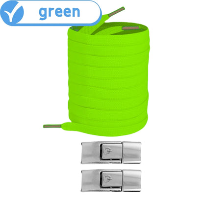 8MM 2023 No Tie Shoe Laces Press Lock Shoelaces Without Ties Elastic