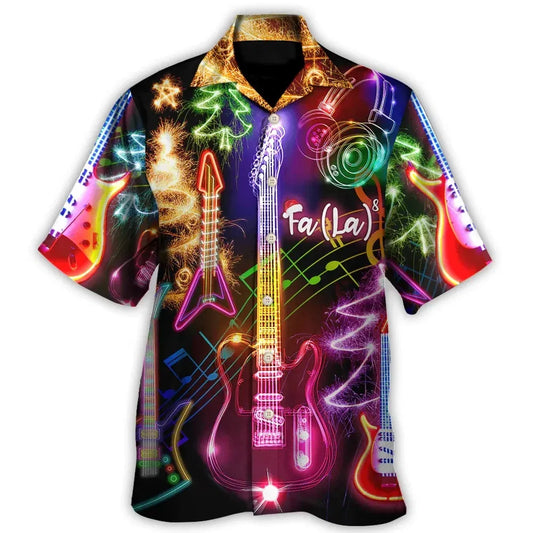 Color: Pink, Size: S - 2023 Men's Hawaiian Shirts Party Beer Harajuku Oversized Shirt Fashion Printed Short-sleeved Beach Top Tee Men's Clothing Camisa