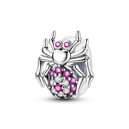 Dijes de cuentas espaciadoras de silicona de plata de ley 925 para joyería 
