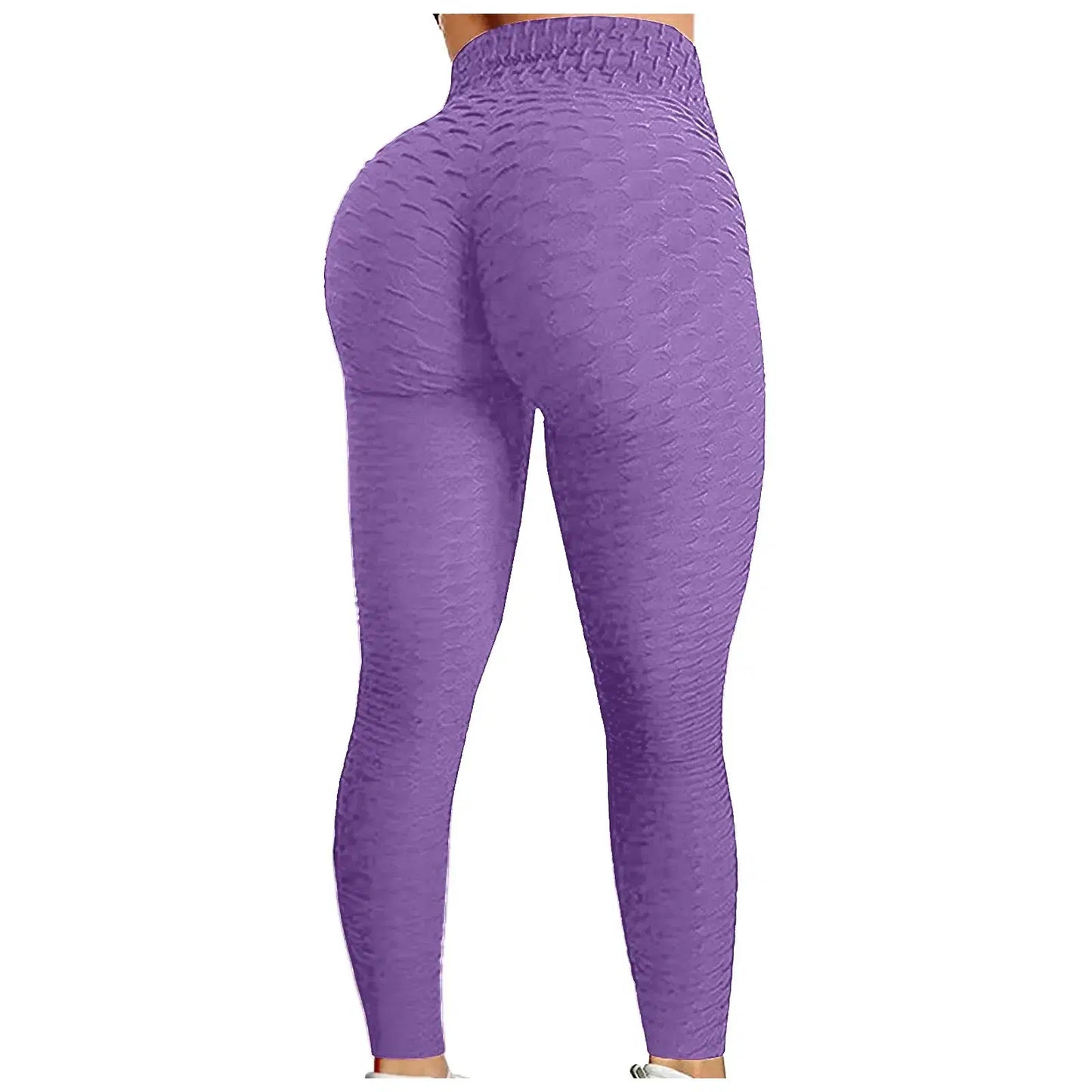Color: Rose Red, Size: S - Women's Bubble Hip Lifting ExerciseYoga Pants Women  Fitness Running High Waist Gym Fitness Sports Flared Pant  Dance Trouers